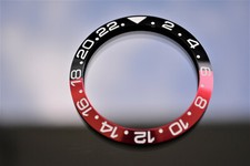 Inserto lunetta ceramica inciso intarsio GMT Master II compatibile con Rolex Cola 