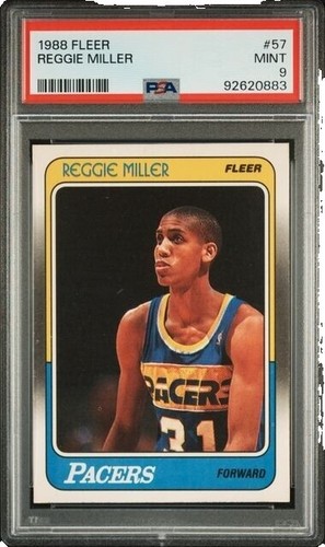 Reggie Miller 96-97 Finest Gold Refractor Pacers HOF Basketball 