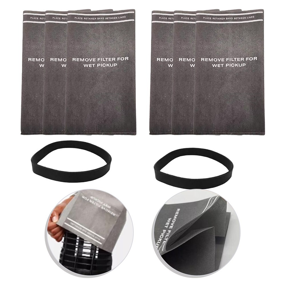 New 6 Wet Dry Filter Bags For 2 - 2.5 Gallon Vacuum Stinger