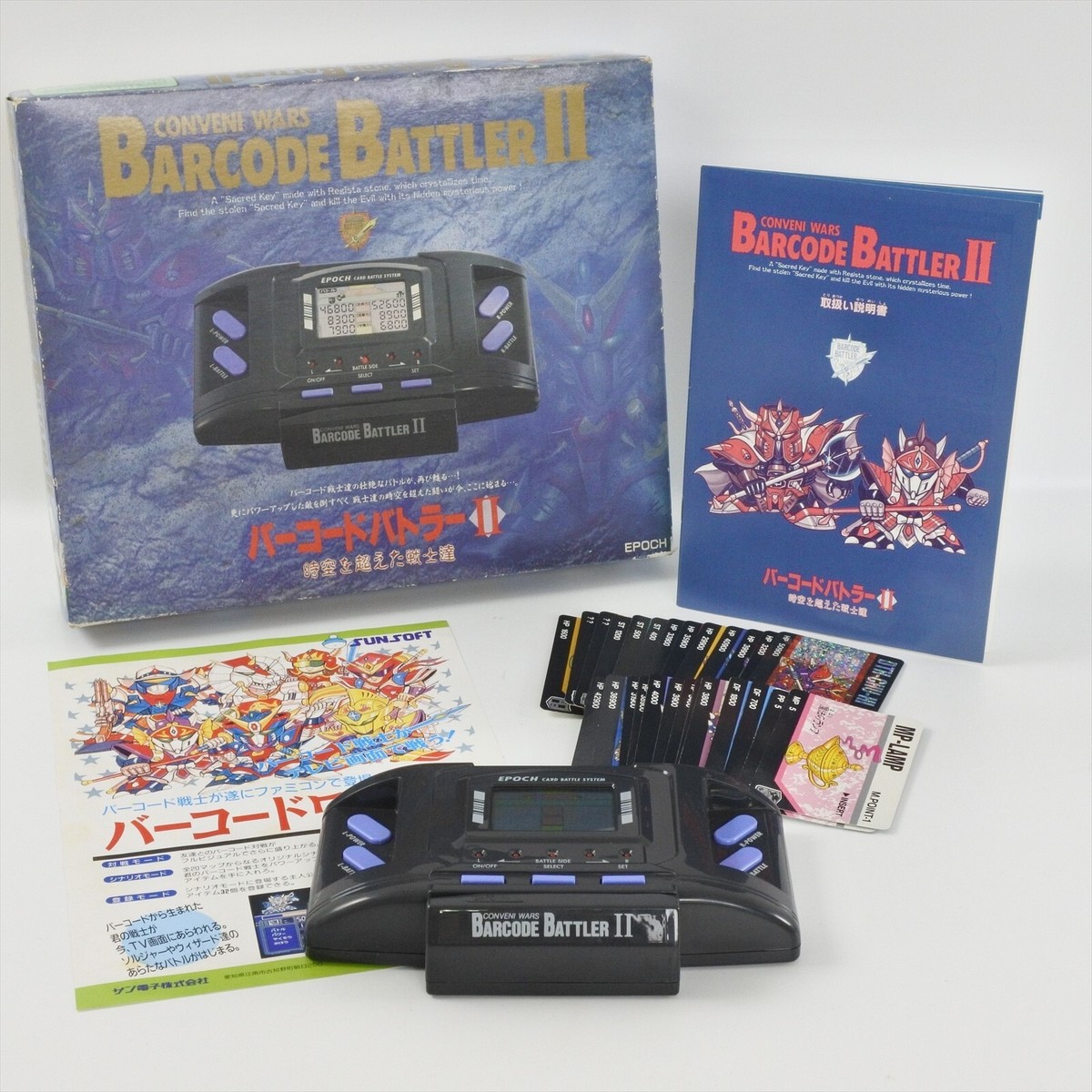 LCD Epoch Conveni Wars BARCODE BATTLER II Boxed Handheld Console