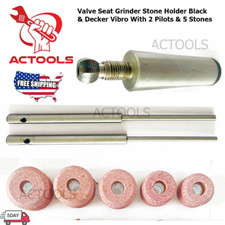 Valve Grinder Seat Stone Holder Black Decker Vibro With 2 Pilots  5 Stones