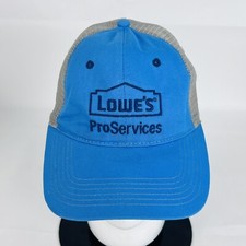 Lowes ProServices Cap Employee Uniform For Pros Logo Baseball Trucker Work Hat