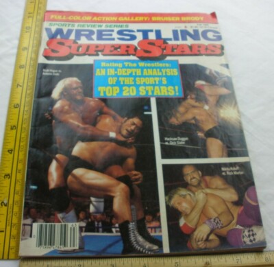 Hulk Hogan Antonio Inoki Nikita Koloff Brody Wrestling Super Stars Magazine 1986