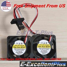 1Pair 6Pin Fanuc Servo Drive Fan For Sanyo 9WF0424F6D04 A90L-0001-0507 B 24V 4CM