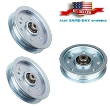 3 Deck Flat Idler Pulley Kit for Cub Cadet 1515 38" / 1525 38" Deck Pulley Kit