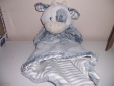 Aurora Baby cow plush lovey blanket New