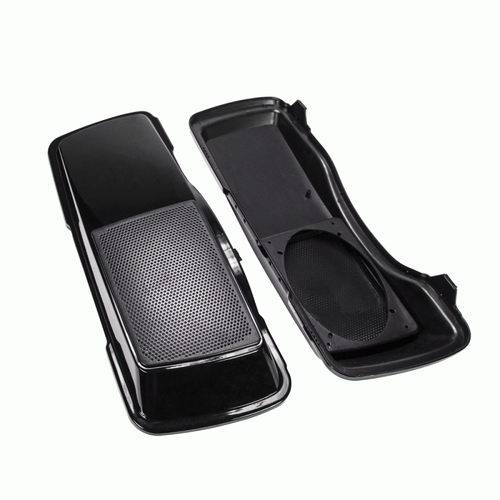 BC-HD69PR / 1996-2013 HARLEY DAVIDSON SADDLE BAG COVERS w/ 6x9" SPEAKER MOUNTS - Picture 1 of 3