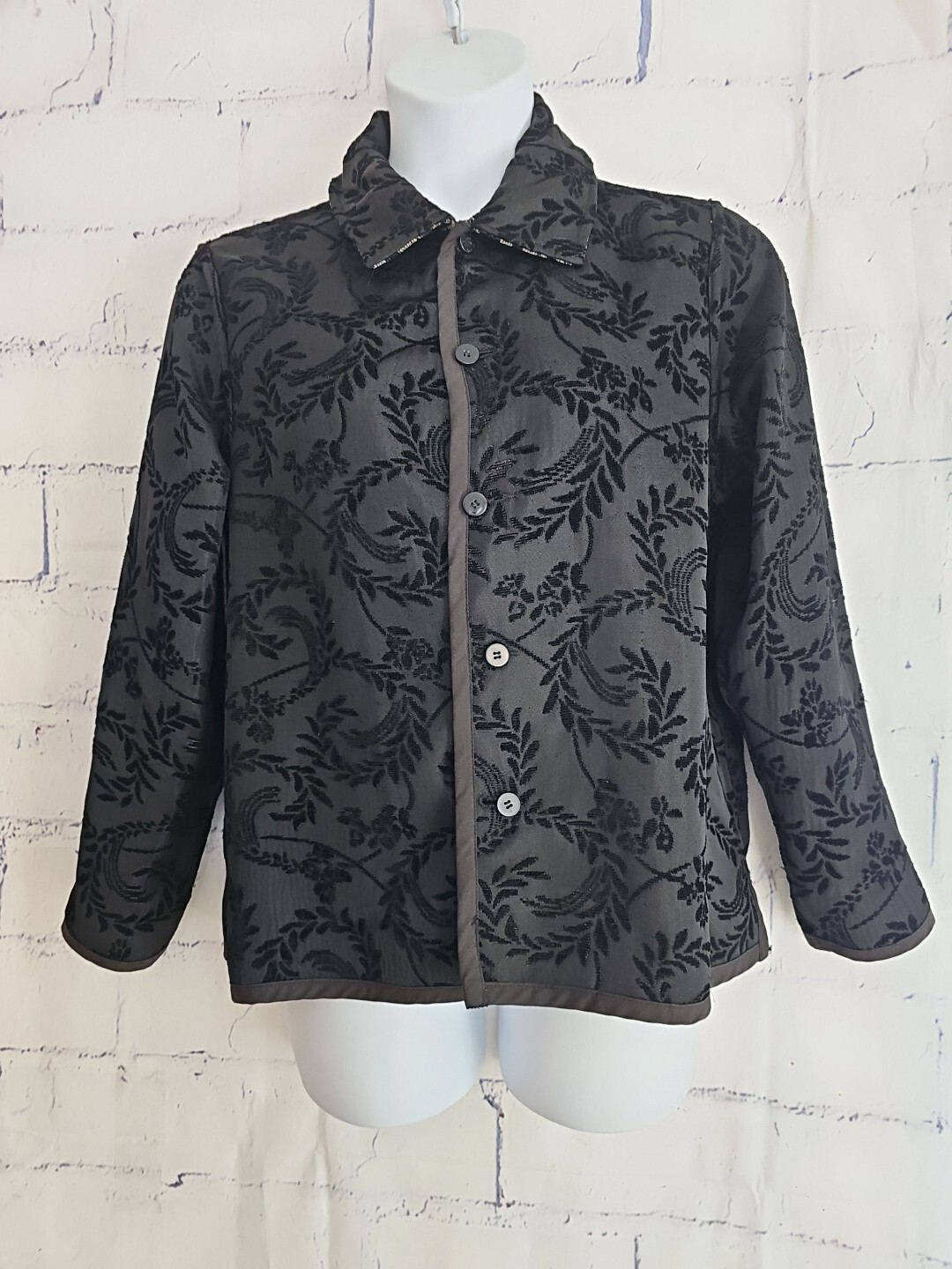 Reversible Jacquard Multicolor Jacket Blazer size… - image 2