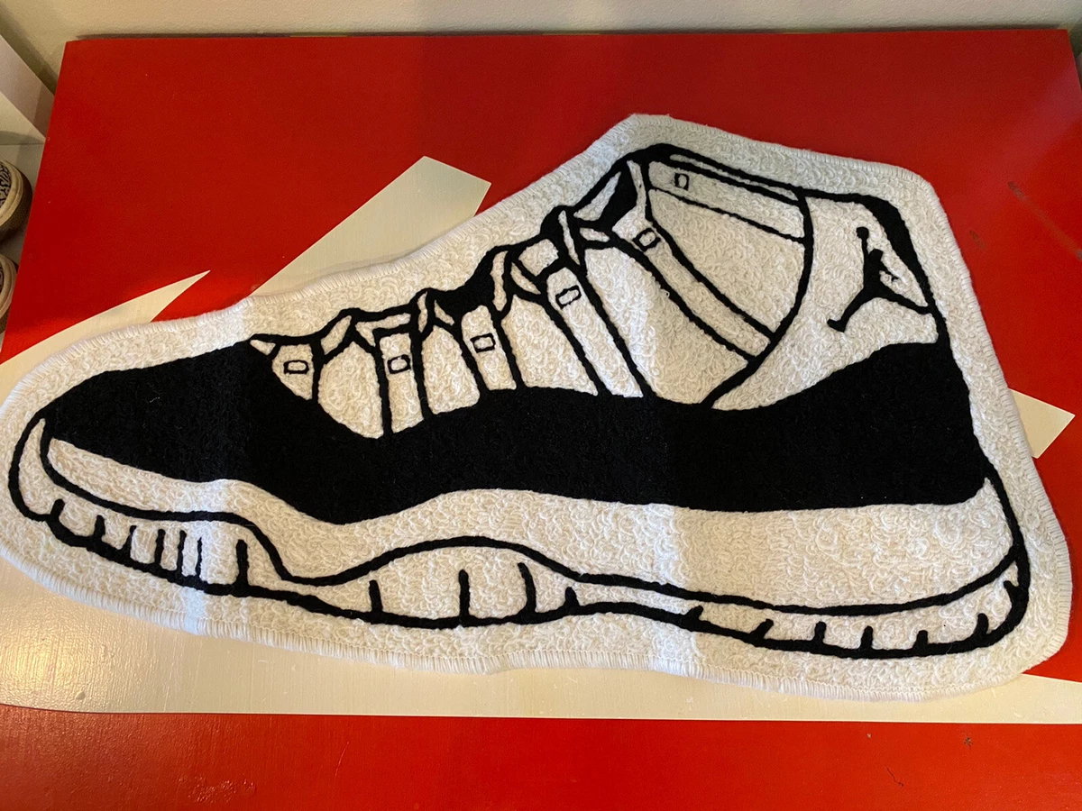 custom Jordan 11 Concord Sneaker Rug Floor Mat