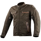 LS2 Bullet BROWN Waterproof Motorcycle Jacket Retro Urban Classic Motorbike