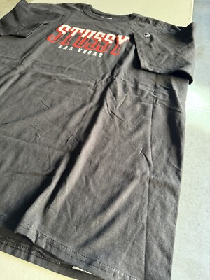 Stussy Las Vegas SAMPLE Shirt XXL Rare Vtg Box Logo 8 Ball Japan