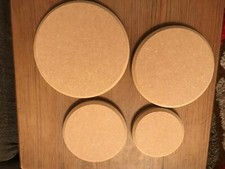 wooden MDF circles round craft plaques plinth 18mm 4" 5" 6" 7" 8".....