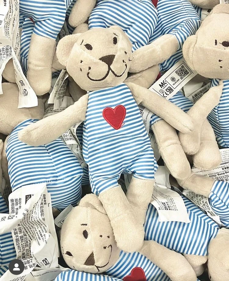✅ NEU FABLER BJÖRN Ikea Bär Teddy 23 cm Stofftier Kuscheltier Plüschtier ✅