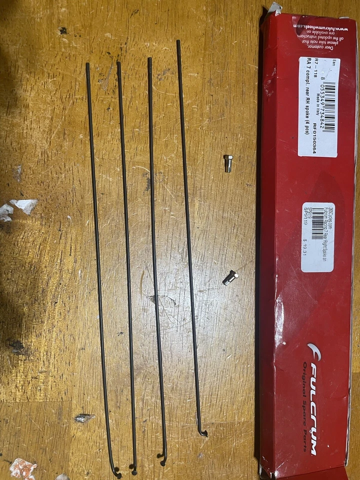 Kit de radios Fulcrum Racing - RA 7 Compli, radios Ra traseros Foto 2 de 4