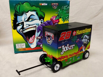 Vintage NASCAR #28 Kenny Irwin Texaco Joker 1998 Pit Wagon Coin Bank 1:16