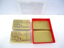 Gary Indiana Golden Jubilee 1956 Double Set of Stamp Sealed Playing Cards New
