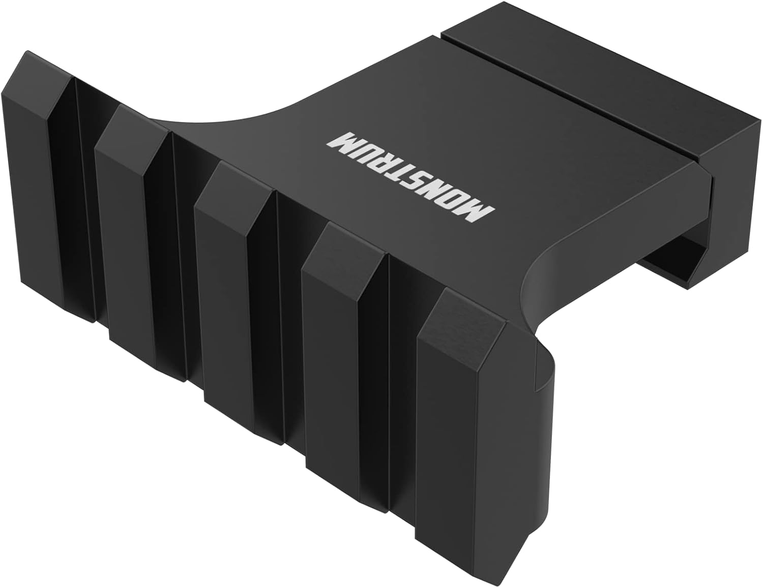 Montrum 90-Degree Offset Picatinny Rail Mount for Enhanced Firearm Accessory Positioning