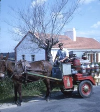 Vintage Stereo Realist Photo 3D Slide PORTUGAL Peddler w Wagon 1964