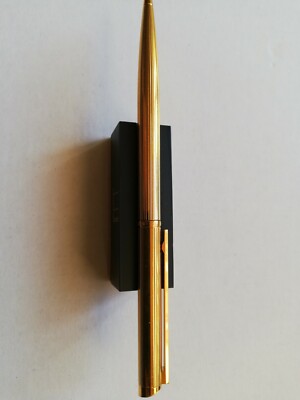 dunhill 万年筆 ゴールドクリップ付き 18k Dunhill Ballpoint Pen Gold Plated Matte Finished | eBay