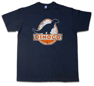 DINOCO LOGO II T-SHIRT Oil Company Petrol Gas Station Toy cars story Tankstelle