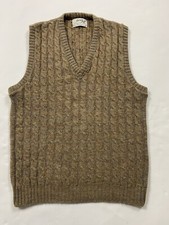 Vintage Lord Jeff Men  s Vest Sweater Size L Made In USA