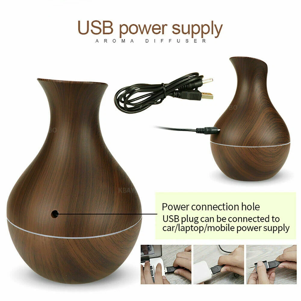 Ultrasonic Humidifier Oil Diffuser Air Purifier Aromatherapy with LED Lights - Picture 6 of 11