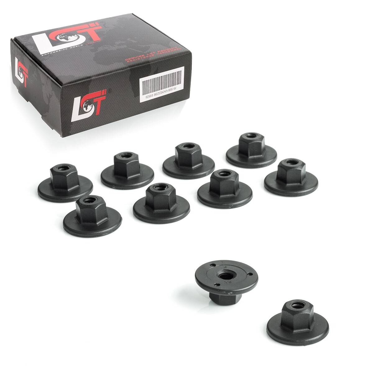 10X Hood Front Lid Fastening Clips Plastic Nut For Renault Lodgy