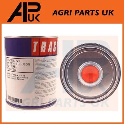 1L Tractol Super Red Paint for Massey Ferguson 35 65 135 165 240 290 Tractor