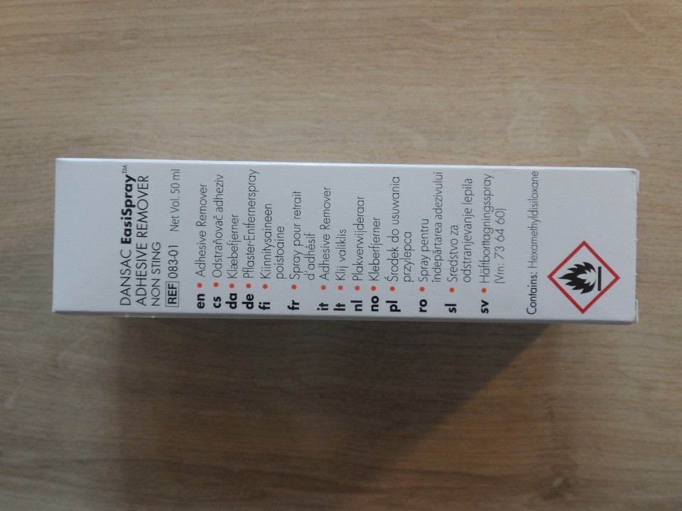 1 x 50ml Dansac EasiSpray Adhesive Remover Spray Adhesive Remover eBay