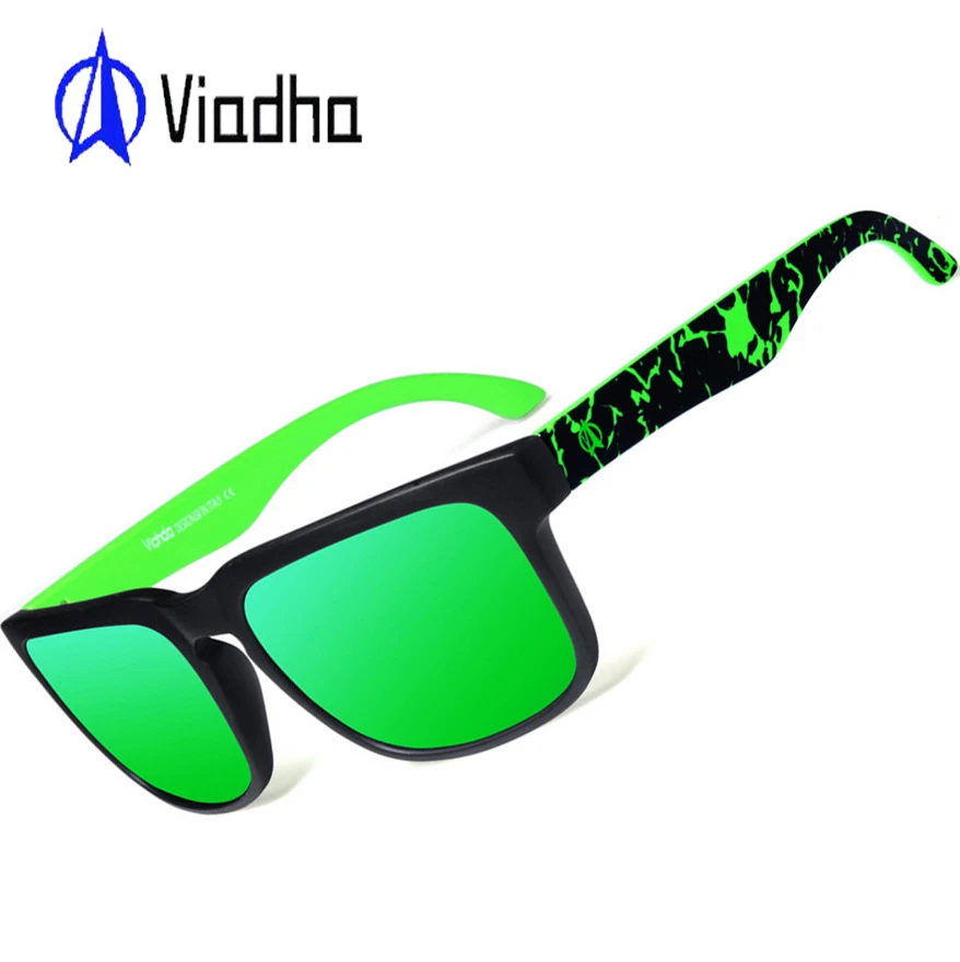 VIAHDA Men Polarized Sport Square Sunglasses Outdoor Driving Fishing Glasses New - Image 4 of 4