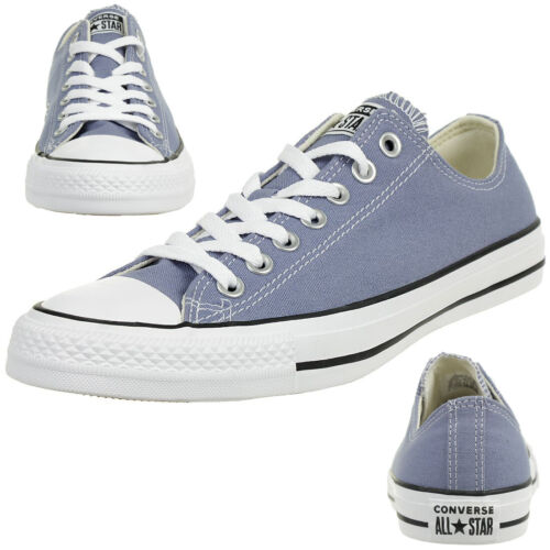 Converse Cta Ox Scarpe Chuck Tessile Sneakers Blu 164940C - Picture 1 of 8