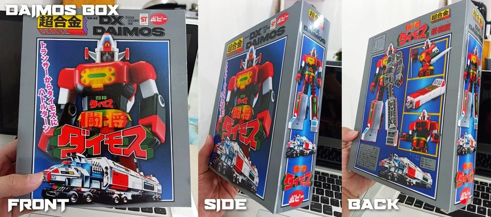 Custom Godaikin Popy Box Sleeve & Decals, Stickers set Mini Action Daimos - Image 4 of 4