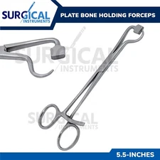 Plate Bone Holding Forceps 5.5" Surgical Orthopedic Instruments German Grade