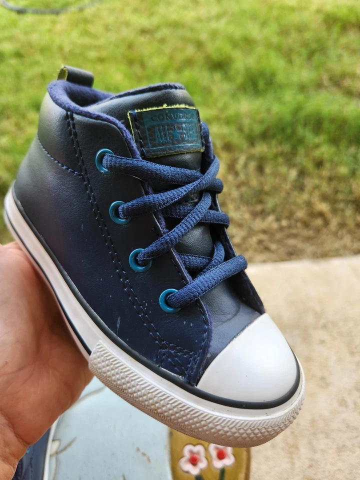 Converse середины зимний "темно-синий" ребенка ясельного возраста 8C - Изображение 4 из 4