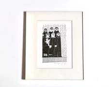 VERONIQUE FILOZOF / Pierre Chapo Signed Pencil Lithograph, Naive Art