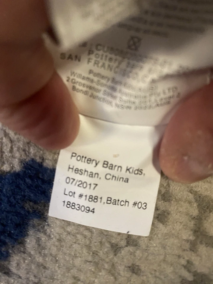 Sábana bajera doble Pottery Barn Kids "Star Wars - azul" descontinuada Foto 2 de 4