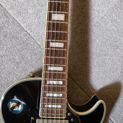 Grass Roots Les Paul Custom Duncan Model Black Electric Guitar