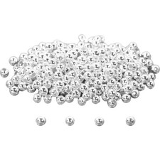 300 Round Ball Beads Sterling Silver Beading Parts 2mm