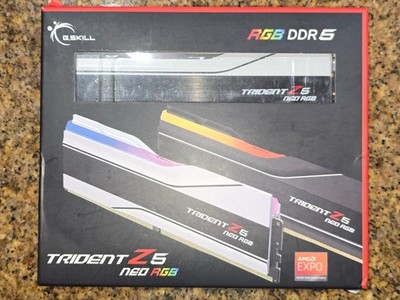 G.SKILL Trident Z5 NEO RGB 32GB (2x16GB) 6000 MT/s *CL28* (AMD G.SKILL Trident Z5 NEO RGB 32GB (2x16GB) 6000 MT/s *CL28* (AMD