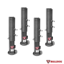 Bulldog 4x 25K BX1 Square Gooseneck Trailer Coupler Adjustable w 4.5" Outer Tube