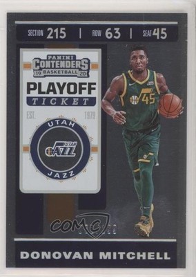2019-20 Panini Contenders Playoff Ticket /199 Donovan Mitchell #31 s3g