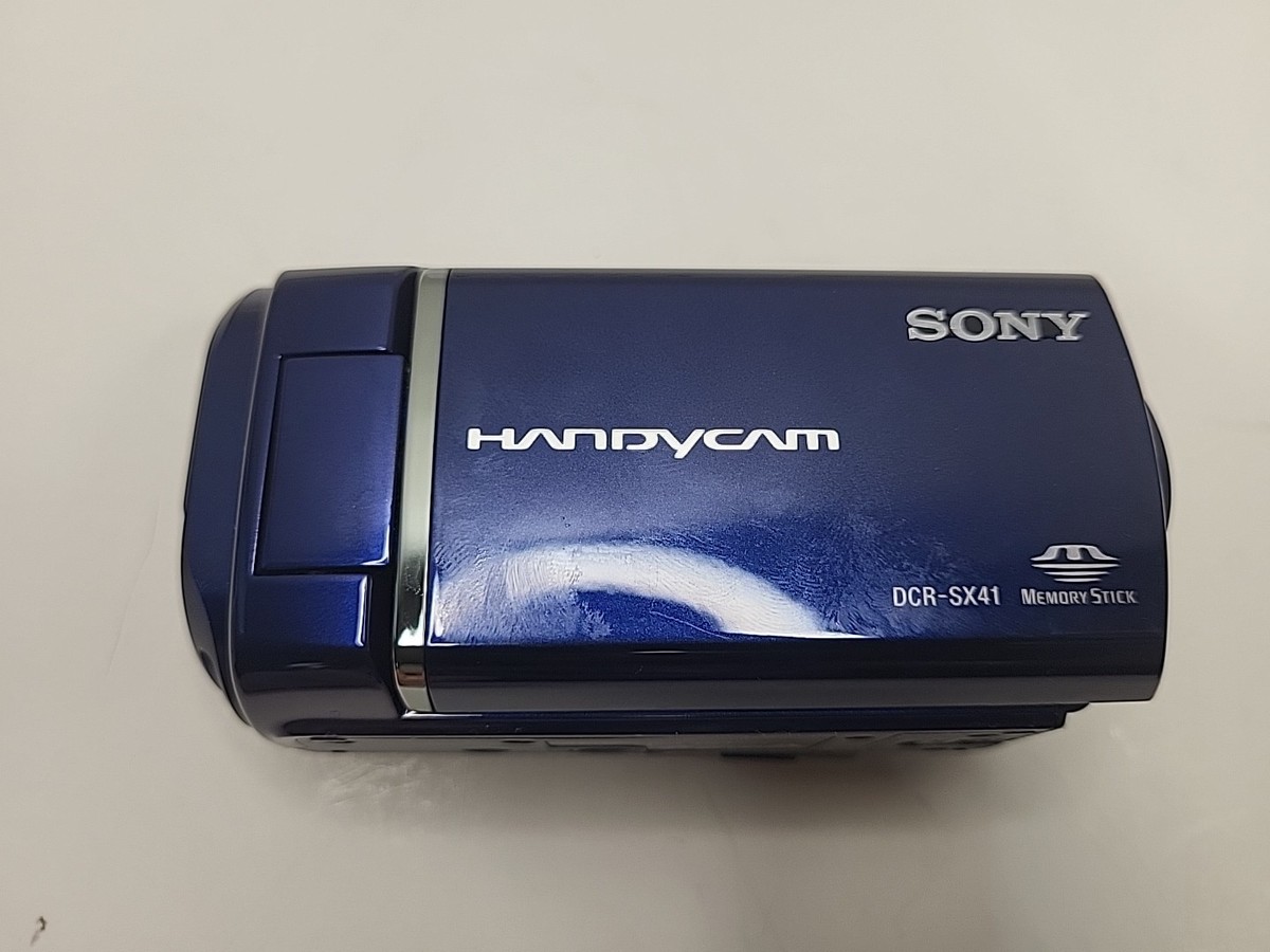 Sony Handycam DCR-SX41 - Blue - 60x Optical Zoom Digital