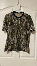 Vintage Realtree Single Camo Shirt Mens M/L Made In USA