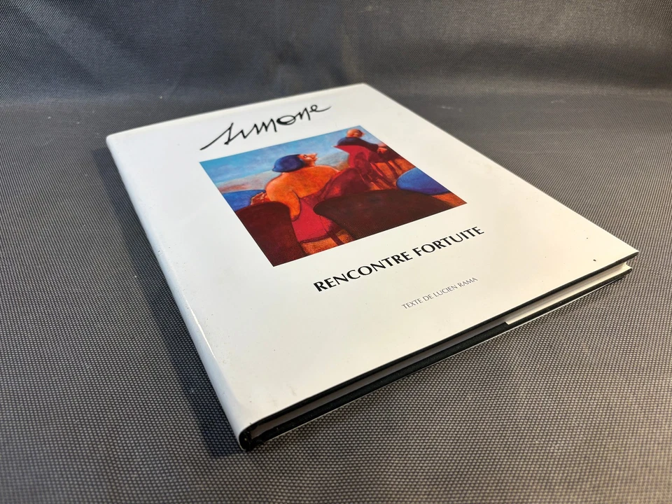 Ancien livre de Simone "Recontre fortuite" relié avec jaquette Art peinture - Photo 2/4