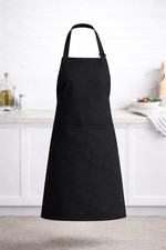 Chef Apron for Unisex, Professional Apron for Kitchen Cooking in Black  White