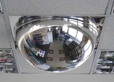 22   Full Dome Drop Ceiling Acrylic Mirror, Mirror for Retail Stores and Ware...