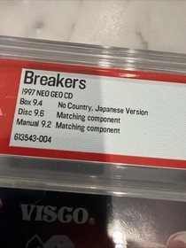 Neo Geo  BREAKERS  CIB Psa 9.4 Neogeo CD SNK from JAPAN