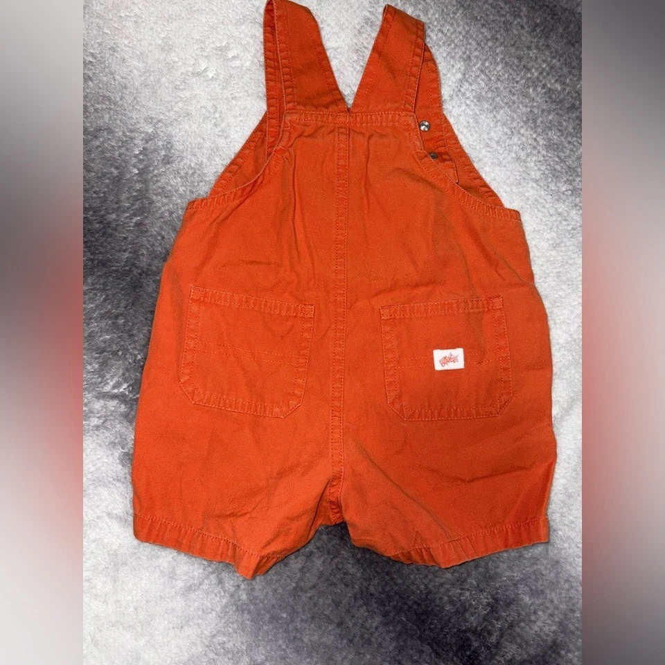 Mono Carter's Orange Bug Vintage Auténtico Bebé Infante Niño 6-9 Meses Foto 3 de 4