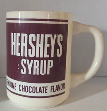 HERSHEY'S SYRUP GENUINE CHOCOLATE FLAVOR DARK BROWN  CREAM 1970s