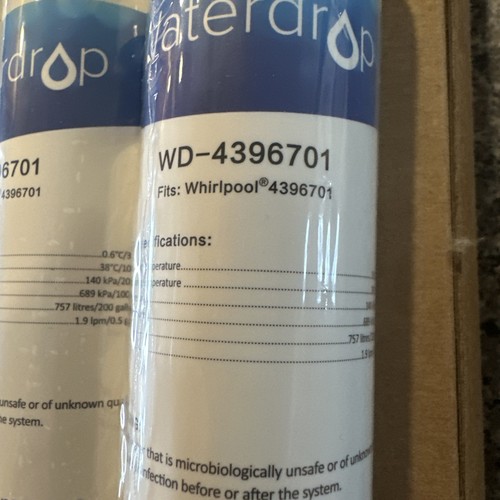 Waterdrop 4396701 Refrigerator Water Filter, Replacement for Kenmore 9915 - Picture 3 of 3